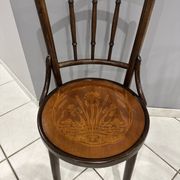 Set of 4 bentwood bistro chairs from the 1930s