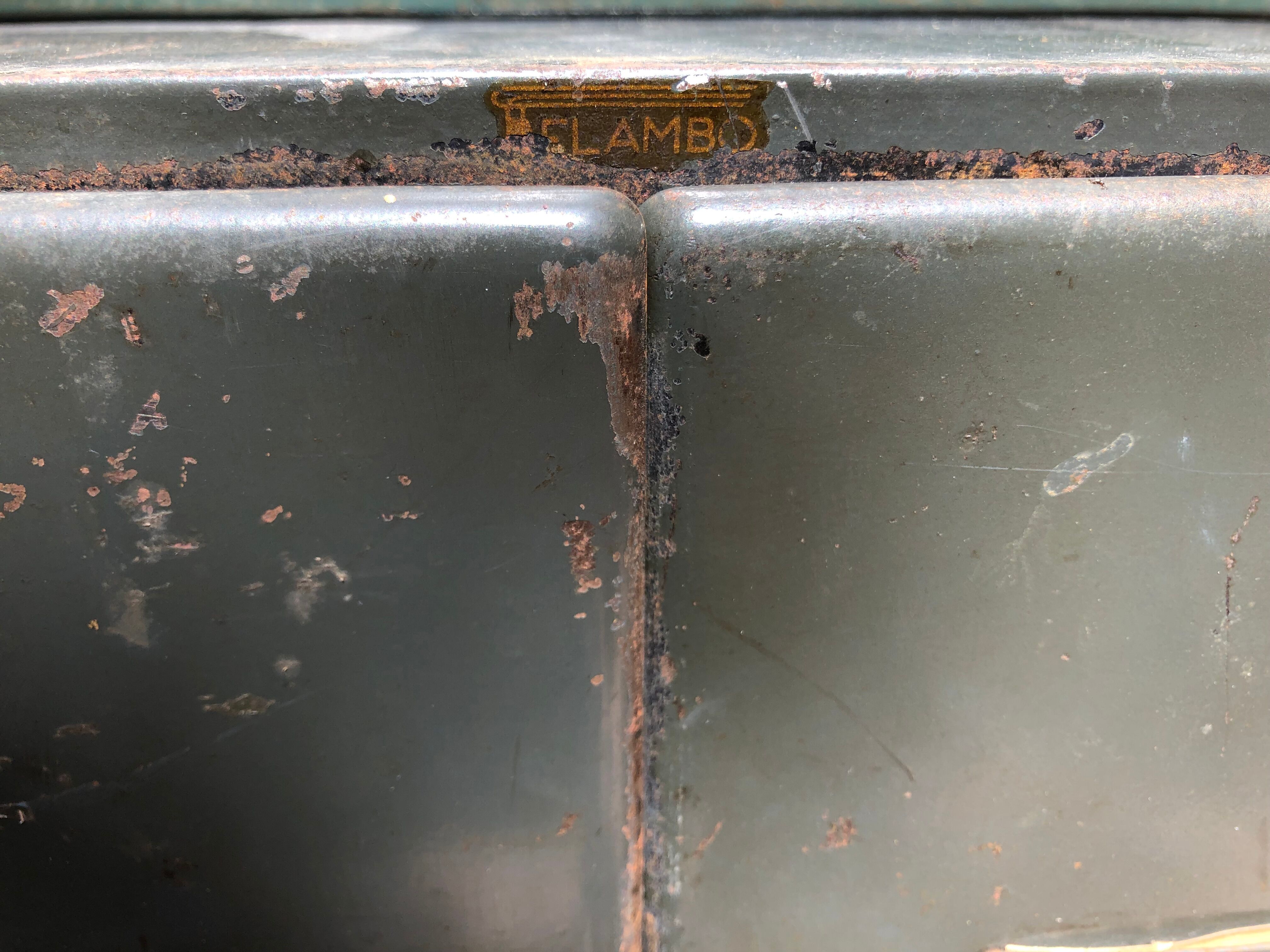 Metal boxes with drawers