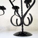 Set of 2 wrought iron chandeliers