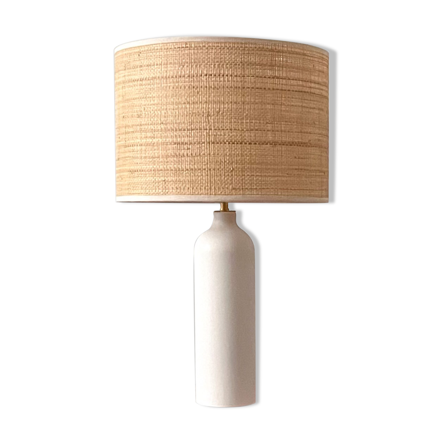 Lampe céramique et rabane