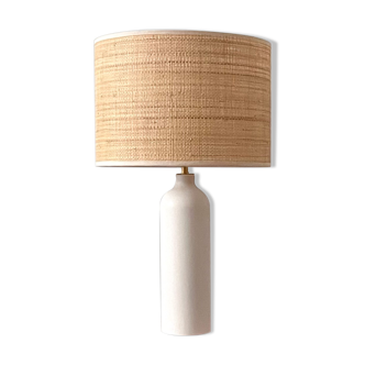 Lampe céramique et rabane
