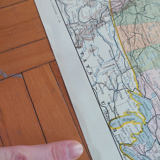 Old political map of Canada Larousse