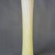 Vase en verre soufflé de Murano en forme de fleur jaune