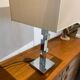Vintage space age modernist chrome lamp circa 1970