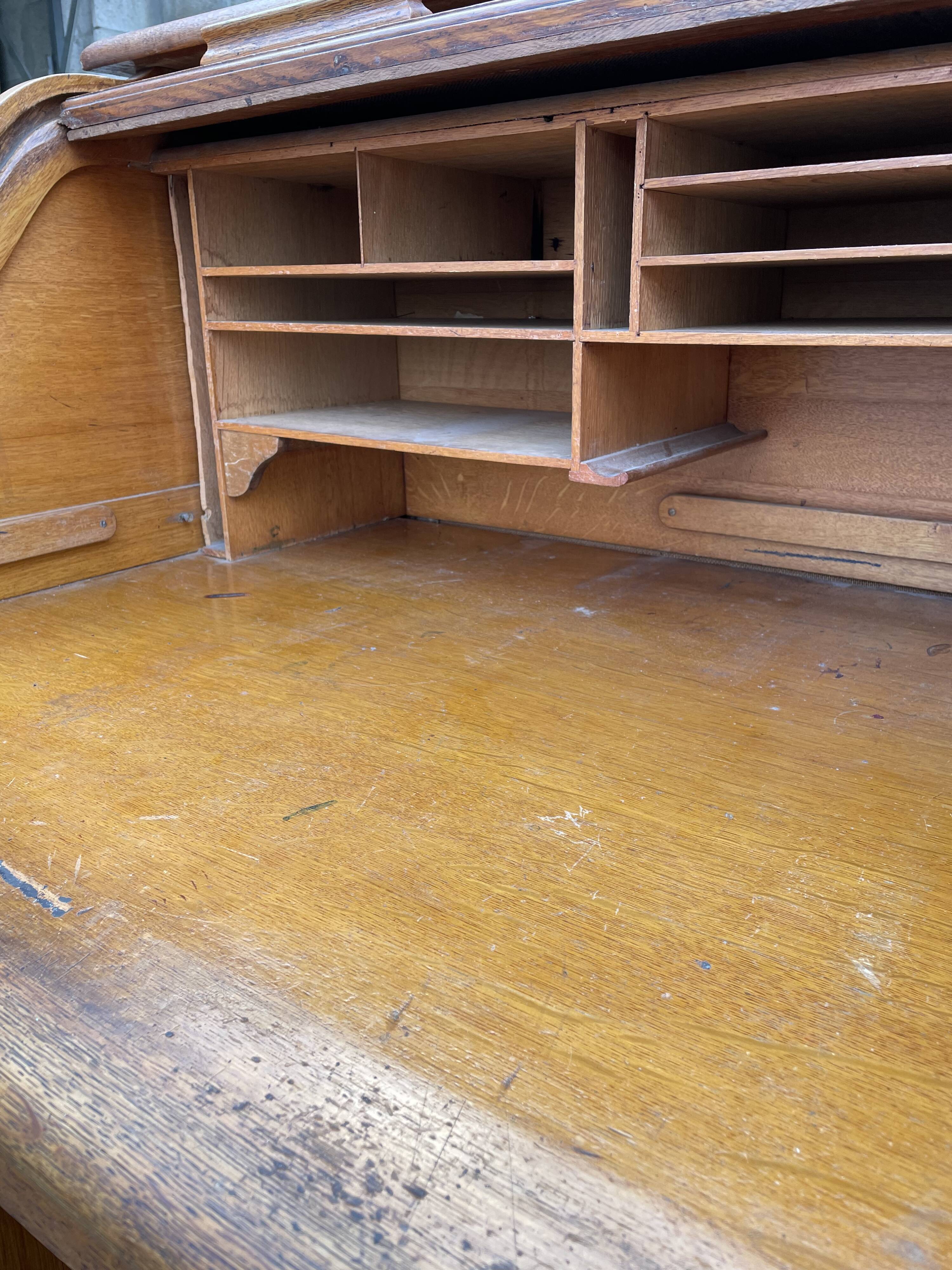 American oak wood office, circa 1930