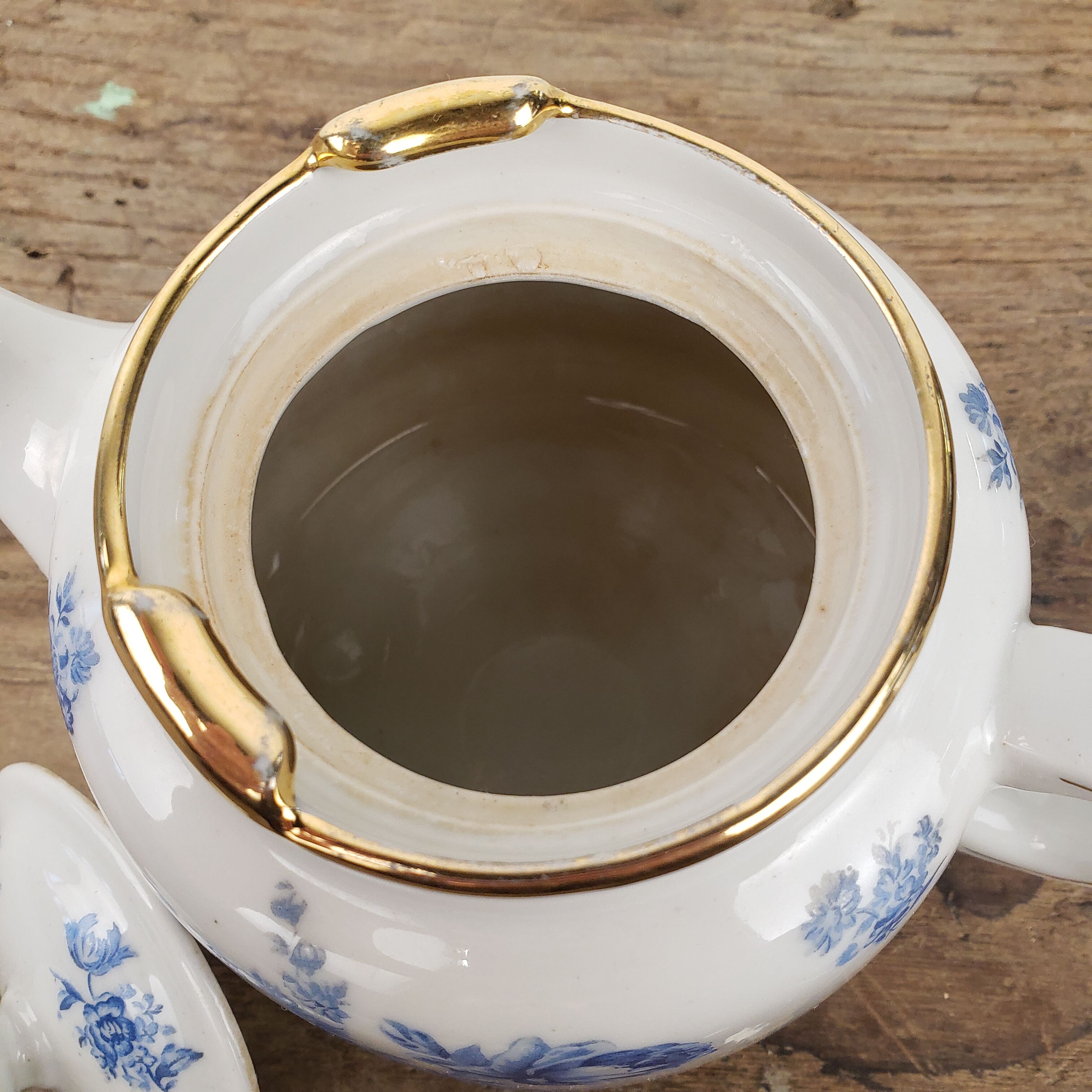 Teapot - Limoges porcelain, Frugier aluminite