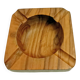 Old olive wood ashtray