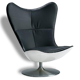 Fauteuil Glove Content design par Terence Conran