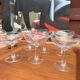 6 champagne glasses France