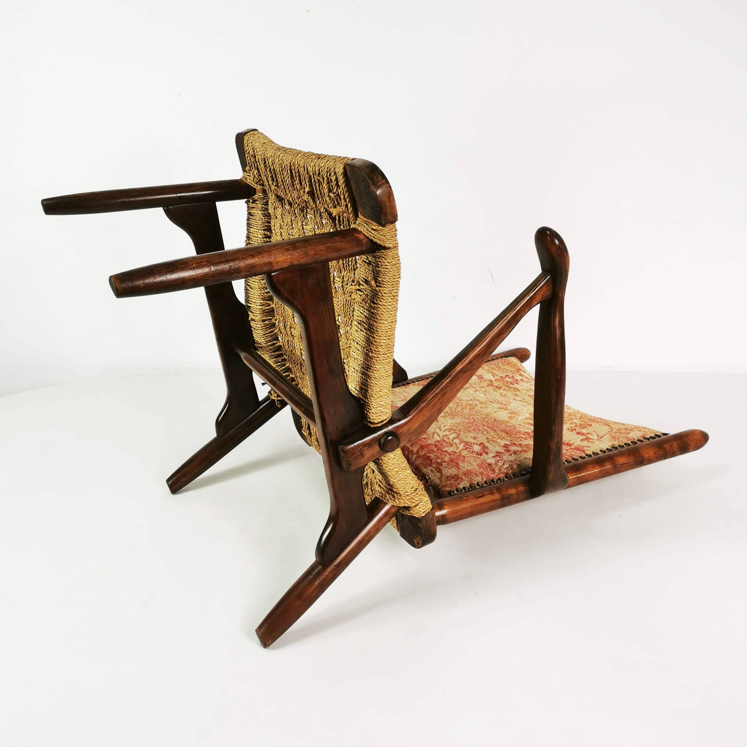 Art Deco armchair, designed by De Ster Gelderland, Netherlands, 1950s.