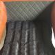 Scandinavian armchair in teak and leather - 1960