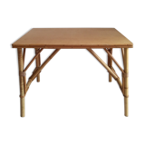 Table basse en rotin