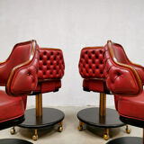 Vintage stools easy office chairs  Gasser ‘Casino vibes’ set of 4