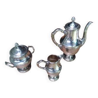 Silver-plated coffee service, late 19th century, early 20th century