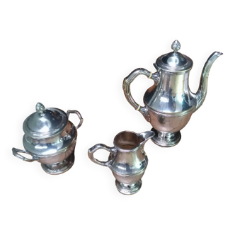 Coffee service in silver metal late 19° early 20°