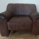 Fauteuil club suisse de Sede Designer Cuir Modèle DS44 1970’s