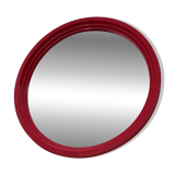 Round plastic mirror Space Age, 1970