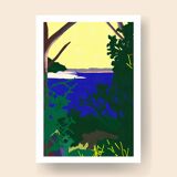 The Mediterranean - Art print (A3)