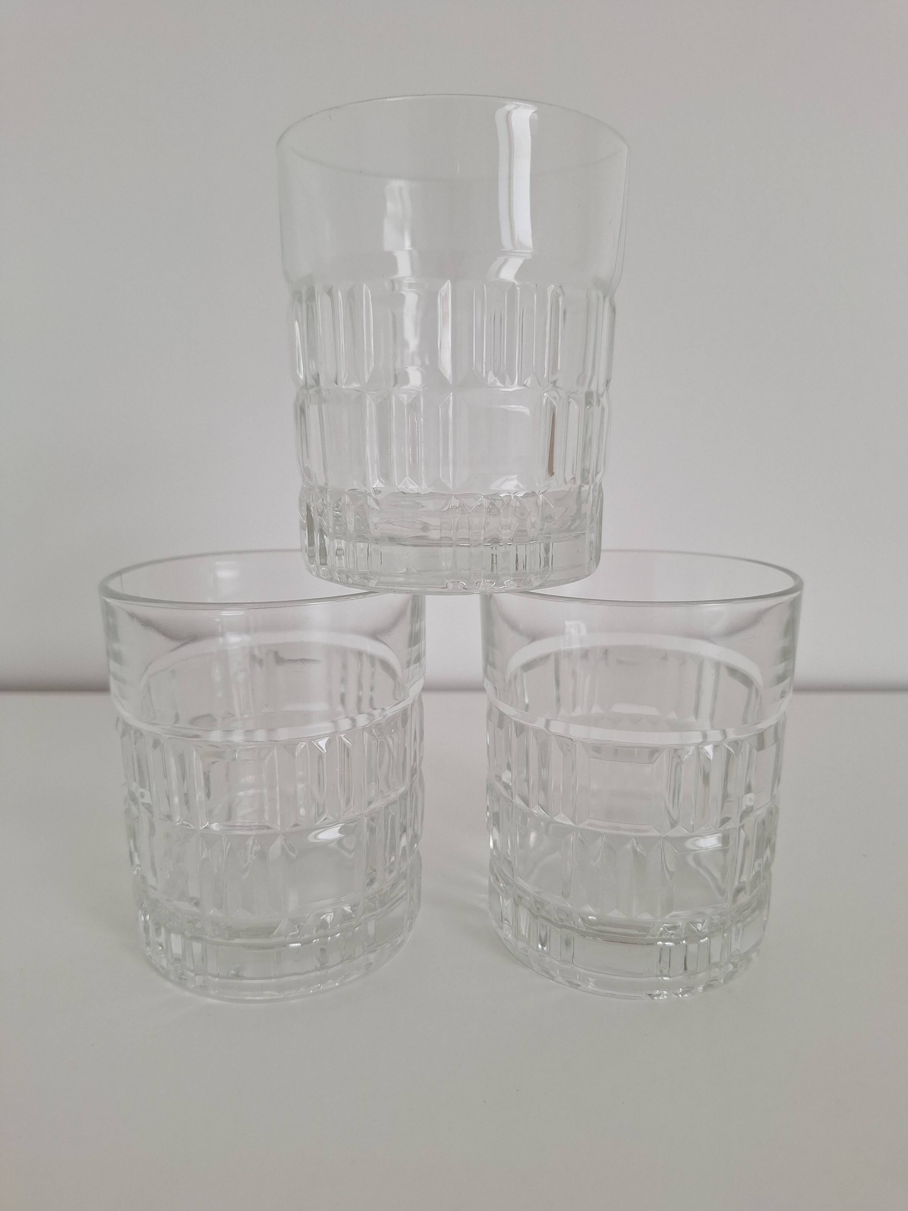 Vintage Préfontaines whiskey glasses