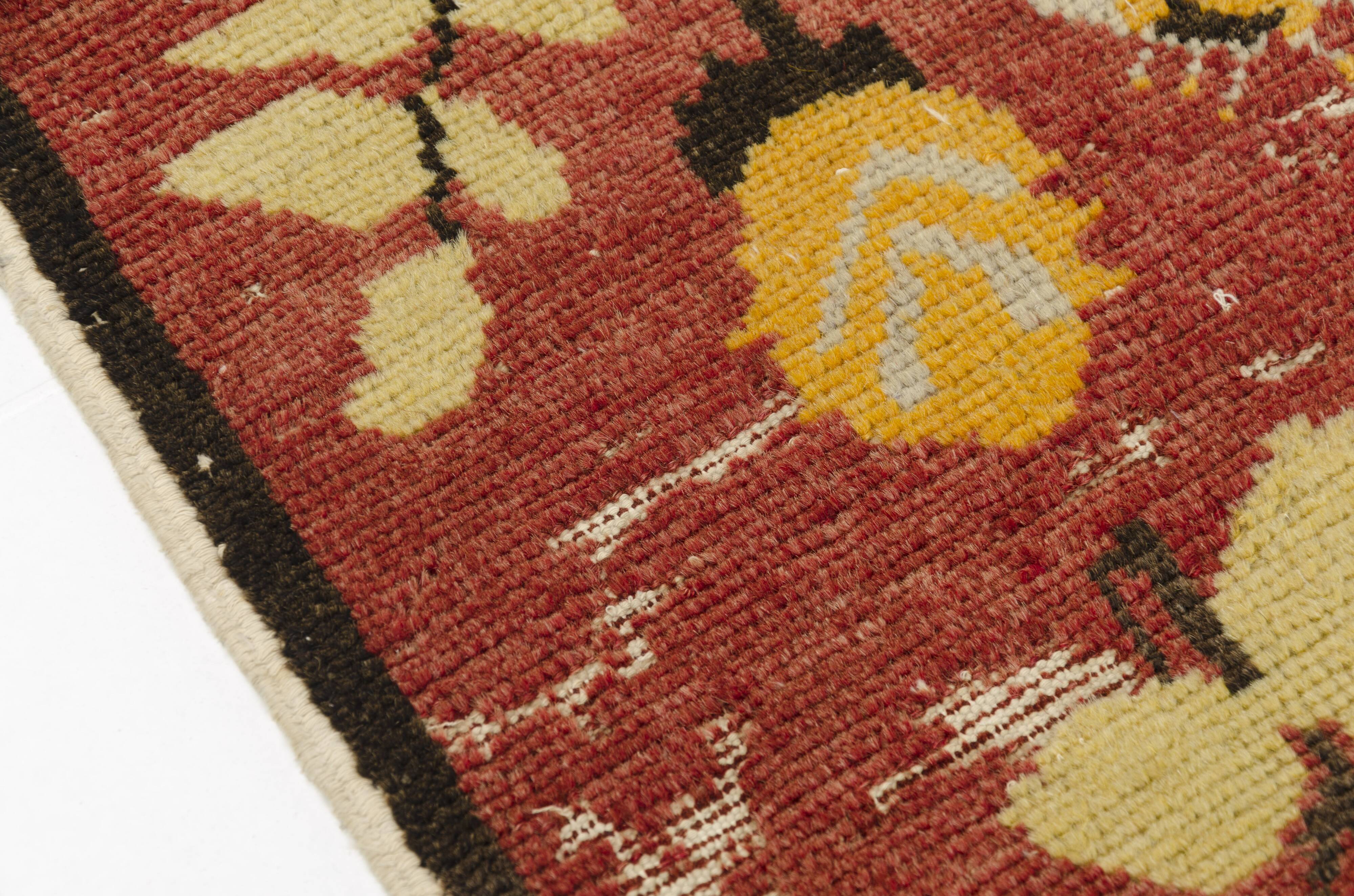Turkish Vintage Mini Runner Rug sku 1049