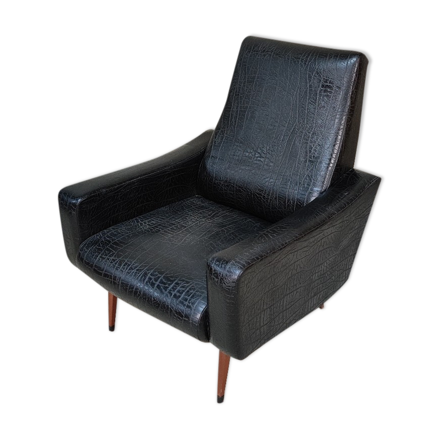 Vintage skai armchair