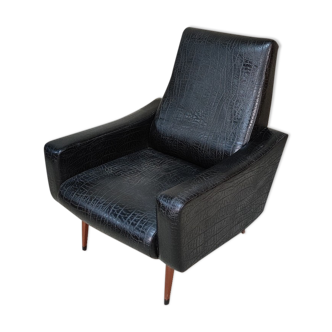 Vintage skai armchair