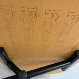 Fauteuil cuir design Jean Nouvel Pour Poltrona Frau fin 90 vintage