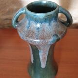 Glassed sandstone vase
