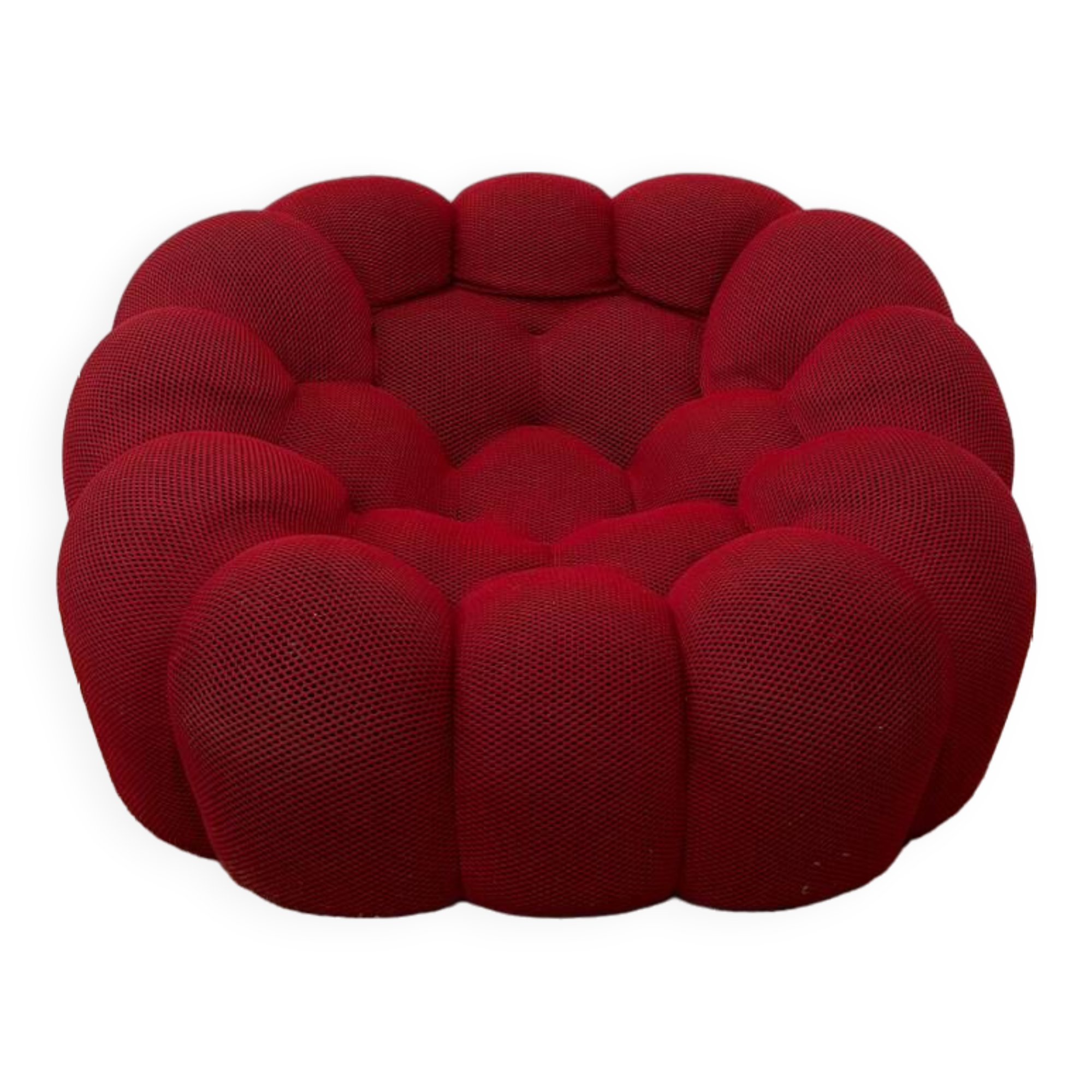 Roche bobois bubble armchair red