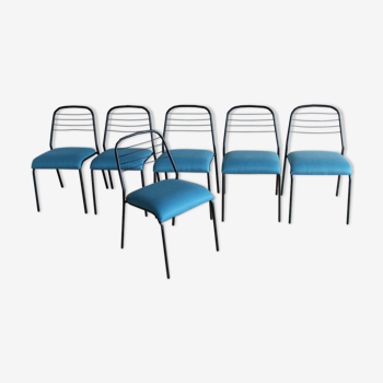 Set de 6 chaises années 50