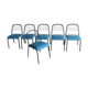 Set de 6 chaises années 50