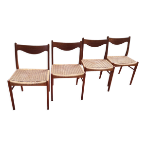 chaises danoises teck