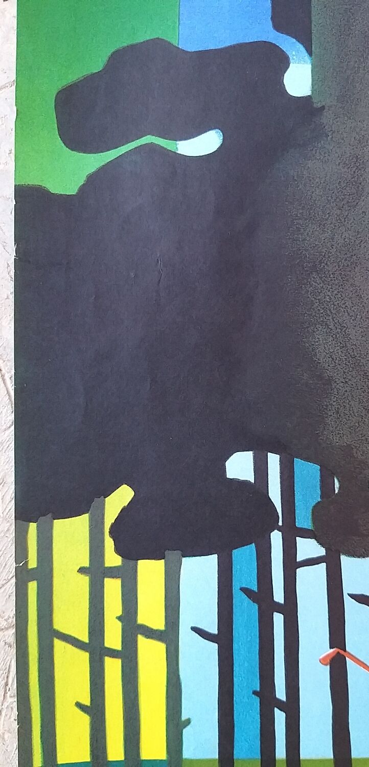 Old poster SNCF La Côte Basque J. Jacquelin 1964