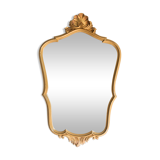 Golden mirror 75x45cm