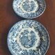 8 blue & white English dinner plates (Myott Meakin WH Grindley KG Luneville)