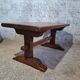 Oak coffee table in monastery style