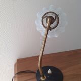 Antique lamp with tulip