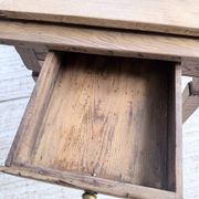 Solid oak farmhouse table with extensions (190-280cm) 1950