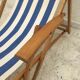 Vintage transat with foot rest