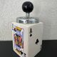 Ceramic ashtray with playing card motifs