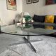 Glass coffee table