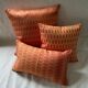 Coussin Kachin orange brillant 40x40 cm