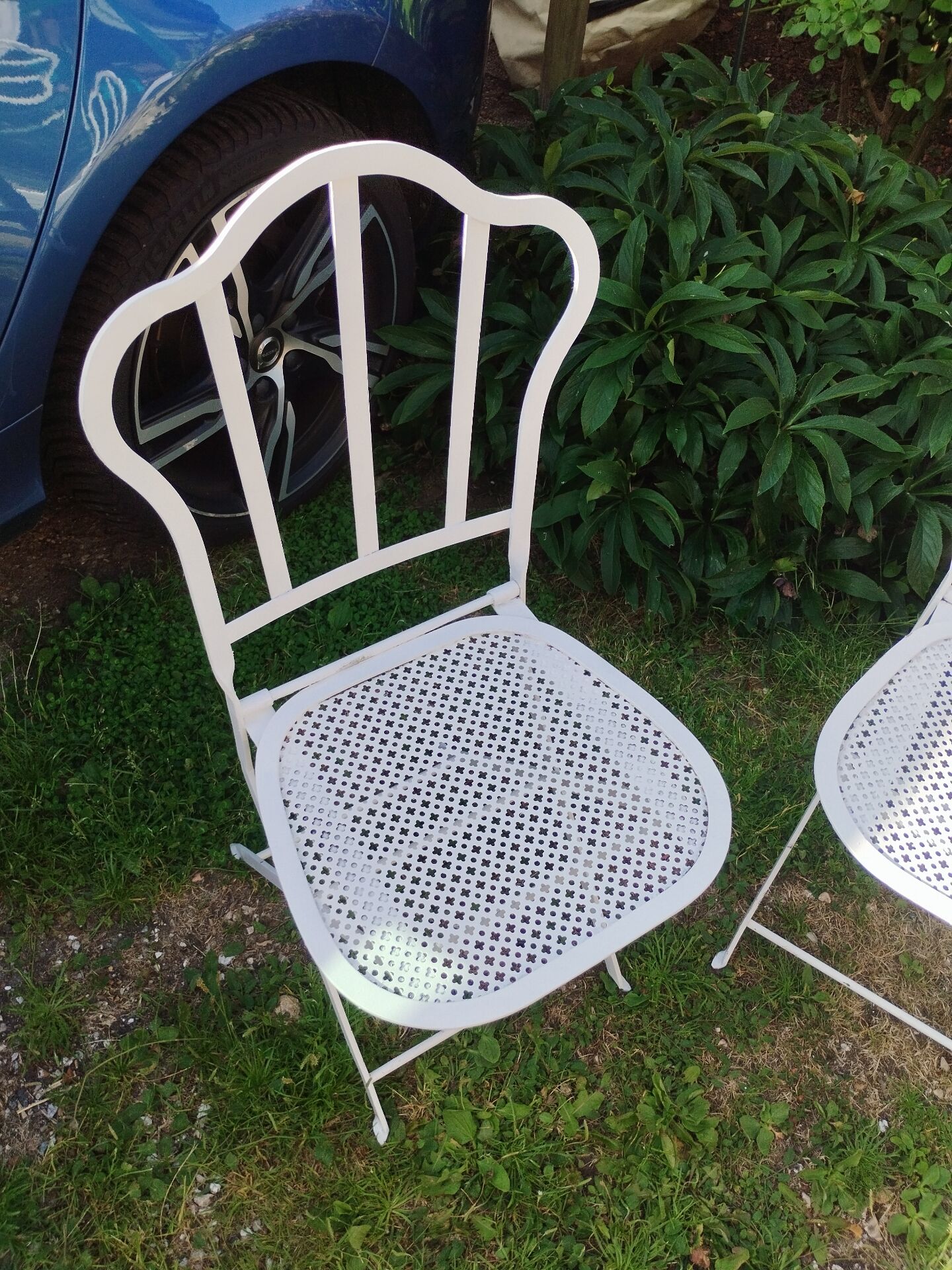 Salon de jardin ancien en fer