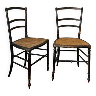 Paire de chaises Napoléon III