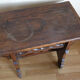 Neo-Gothic oak side table