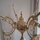 Golden parrot coat rack