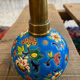 Berger lamp in enamels by Longwy LY Sévigné