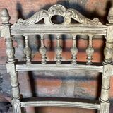 Old carved wood chairs