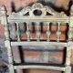 Old carved wood chairs