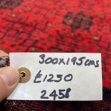 Afghan Khal Mohammadi Rug 300x195 cm, Vintage Turkoman Ersari Rug